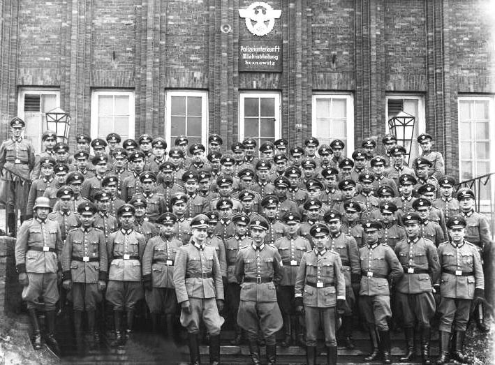 German Police in Sosnowiec